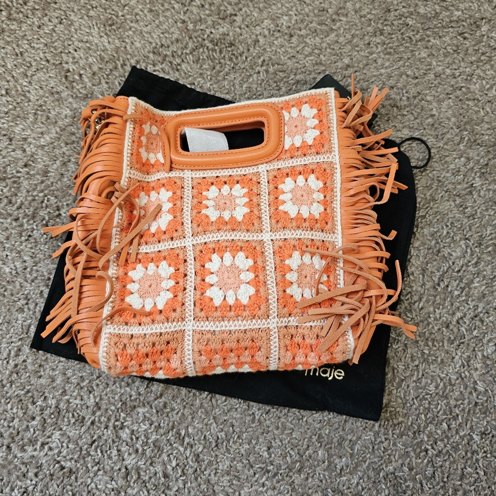 Maje Crochet M Bag - Picture 8 of 11